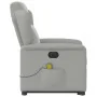 Sillón de masaje eléctrico reclinable elevable tela gris nube by , Armchairs - Ref: Foro24-3303173, Price: 340,52 €, Discount: %