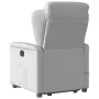 Sillón de masaje eléctrico reclinable elevable tela gris nube by , Armchairs - Ref: Foro24-3303173, Price: 340,52 €, Discount: %