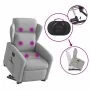 Sillón de masaje eléctrico reclinable elevable tela gris nube by , Armchairs - Ref: Foro24-3303173, Price: 340,52 €, Discount: %
