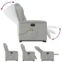 Sillón de masaje eléctrico reclinable elevable tela gris nube by , Armchairs - Ref: Foro24-3303173, Price: 340,52 €, Discount: %