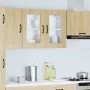 Armario pared cocina puerta de cristal Kalmar roble sonoma by , Kitchen cabinets - Ref: Foro24-853610, Price: 83,97 €, Discou...