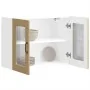 Armario pared cocina puerta de cristal Kalmar roble sonoma by , Kitchen cabinets - Ref: Foro24-853610, Price: 83,97 €, Discou...