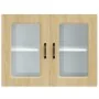 Armario pared cocina puerta de cristal Kalmar roble sonoma by , Kitchen cabinets - Ref: Foro24-853610, Price: 83,97 €, Discou...