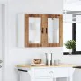 Armario de pared para cocina puerta cristal Porto madera vieja by , Kitchen cabinets - Ref: Foro24-854095, Price: 85,83 €, Di...