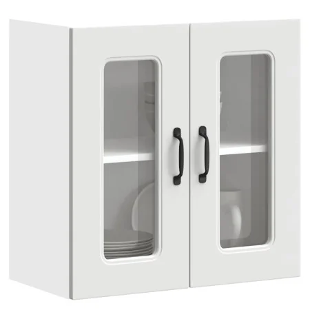 Armario pared cocina puerta de cristal Kalmar blanca de , Armarios de cocina - Ref: Foro24-853667, Precio: 64,18 €, Descuento: %