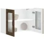 Armario pared cocina puerta de cristal Kalmar roble ahumado by , Kitchen cabinets - Ref: Foro24-853612, Price: 88,71 €, Disco...