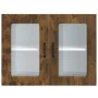 Armario pared cocina puerta de cristal Kalmar roble ahumado by , Kitchen cabinets - Ref: Foro24-853612, Price: 88,71 €, Disco...