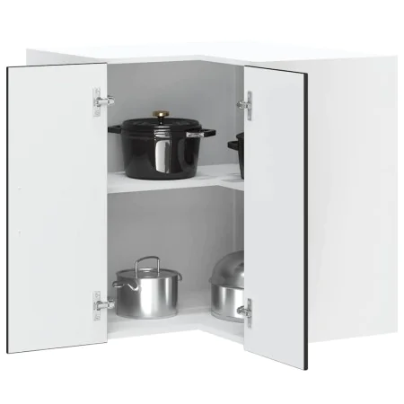 Mueble de cocina esquina pared Lucca madera ingeniería negra de , Armarios de cocina - Ref: Foro24-853858, Precio: 83,50 €, D...