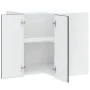 Mueble de cocina esquina pared Lucca madera ingeniería negra de , Armarios de cocina - Ref: Foro24-853858, Precio: 83,50 €, D...