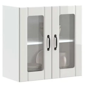 Armario pared cocina puerta cristal Lucca blanca alto brillo von , Küchenschränke - Ref: Foro24-853909, Preis: 77,17 €, Rabat...