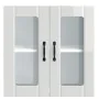 Armario pared cocina puerta cristal Lucca blanca alto brillo de , Armarios de cocina - Ref: Foro24-853909, Precio: 77,17 €, D...