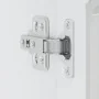 Armario pared cocina puerta cristal Lucca blanca alto brillo de , Armarios de cocina - Ref: Foro24-853909, Precio: 77,17 €, D...