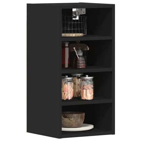 Armario colgante de cocina contrachapada negro 30x29,5x60 cm by , Kitchen cabinets - Ref: Foro24-854167, Price: 38,84 €, Disc...