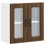 Armario pared cocina puerta de cristal Lucca roble marrón von , Küchenschränke - Ref: Foro24-853914, Preis: 67,11 €, Rabatt: %
