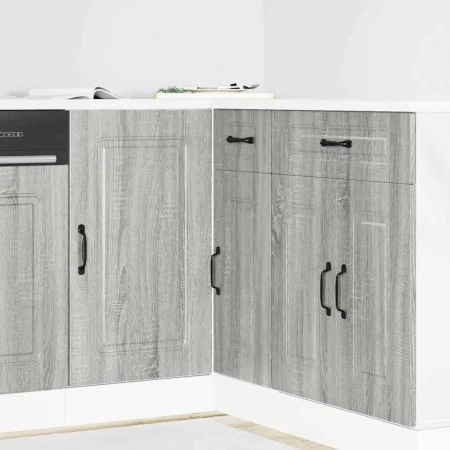 Mueble bajo de cocina Kalmar gris sonoma madera de ingeniería de , Armarios de cocina - Ref: Foro24-854324, Precio: 91,20 €, ...