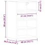 Armario colgante contrachapada gris hormigón 40x29,5x60 cm by , Kitchen cabinets - Ref: Foro24-854178, Price: 44,35 €, Discou...