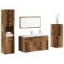 Juego de muebles de baño 4 piezas madera ingeniería envejecida von , Badezimmermöbel - Ref: Foro24-3328589, Preis: 187,36 €, ...