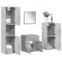 Juego muebles de baño 4 pzas madera contrachapada gris hormigón by , Bathroom furniture - Ref: Foro24-3324864, Price: 127,05 ...