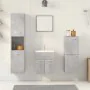 Juego muebles de baño 4 pzas madera contrachapada gris hormigón by , Bathroom furniture - Ref: Foro24-3324864, Price: 127,05 ...