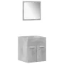 Juego muebles de baño 4 pzas madera contrachapada gris hormigón by , Bathroom furniture - Ref: Foro24-3324864, Price: 127,05 ...