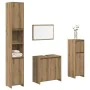 Juego de muebles baño 4 piezas madera ingeniería roble artisan by , Bathroom furniture - Ref: Foro24-3328556, Price: 209,64 €...