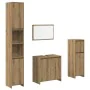 Juego de muebles baño 4 piezas madera ingeniería roble artisan by , Bathroom furniture - Ref: Foro24-3328556, Price: 209,64 €...