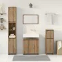 Juego de muebles baño 4 piezas madera ingeniería roble artisan by , Bathroom furniture - Ref: Foro24-3328556, Price: 209,64 €...