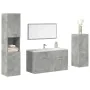 Juego muebles de baño 4 pzas madera contrachapada gris hormigón von , Badezimmermöbel - Ref: Foro24-3324866, Preis: 163,59 €,...