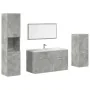 Juego muebles de baño 4 pzas madera contrachapada gris hormigón von , Badezimmermöbel - Ref: Foro24-3324866, Preis: 163,59 €,...