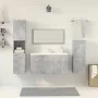 Juego muebles de baño 4 pzas madera contrachapada gris hormigón von , Badezimmermöbel - Ref: Foro24-3324866, Preis: 163,59 €,...