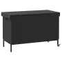 Caja almacenaje jardín ruedas ratán sintético negro 110x55x73cm von , Aufbewahrungsboxen für den Außenbereich - Ref: Foro24-4...