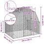 Gallinero 2,5x2x2,25 m acero galvanizado von , Käfige und Lebensräume für Kleintiere - Ref: Foro24-4104029, Preis: 153,39 €, ...