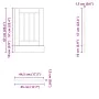 Panel para lavavajillas Lucca madera contrachapada blanca by , Kitchen cabinets - Ref: Foro24-853887, Price: 26,90 €, Discoun...
