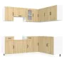 Mueble cocina Lucca roble sonoma 11 pzas madera contrachapada de , Armarios de cocina - Ref: Foro24-3314954, Precio: 670,33 €...