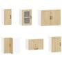 Mueble cocina Lucca roble sonoma 11 pzas madera contrachapada de , Armarios de cocina - Ref: Foro24-3314954, Precio: 670,33 €...