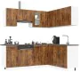 Mueble cocina Lucca roble ahumado 11 pzas madera contrachapada de , Armarios de cocina - Ref: Foro24-3314956, Precio: 680,38 ...