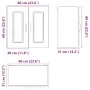 Mueble de pared cocina Kalmar madera contrachapada roble sonoma von , Küchenschränke - Ref: Foro24-853580, Preis: 52,88 €, Ra...