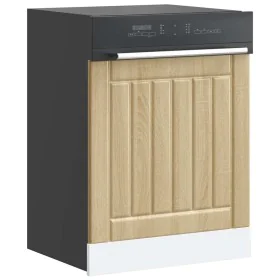 Panel para lavavajillas Lucca madera contrachapada roble sonoma de , Armarios de cocina - Ref: Foro24-853900, Precio: 34,21 €...