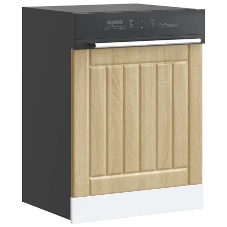 Panel para lavavajillas Lucca madera contrachapada roble sonoma de , Armarios de cocina - Ref: Foro24-853900, Precio: 34,21 €...