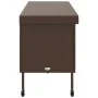 Caja de almacenaje jardín ruedas ratán PE marrón 160x55x75 cm by , Outdoor storage boxes - Ref: Foro24-4103832, Price: 164,41...