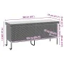 Caja de almacenaje jardín ruedas ratán PE marrón 160x55x75 cm by , Outdoor storage boxes - Ref: Foro24-4103832, Price: 164,41...