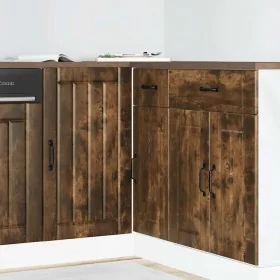 Mueble bajo fregadero Lucca madera contrachapada roble ahumado von , Küchenschränke - Ref: Foro24-854313, Preis: 93,67 €, Rab...