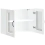 Armario pared cocina puerta de cristal Lucca blanca von , Küchenschränke - Ref: Foro24-853847, Preis: 84,66 €, Rabatt: %