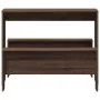Mesa y bancos de comedor 3 pzas madera ingeniería roble marrón von , Möbelsets für Küchen und Esszimmer - Ref: Foro24-855537,...