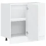 Mueble bajo para fregadero de madera de ingeniería blanca von , Küchenschränke - Ref: Foro24-854289, Preis: 73,59 €, Rabatt: %