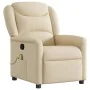 Sillón de masaje reclinable de tela crema von , Sessel - Ref: Foro24-4015614, Preis: 219,36 €, Rabatt: %