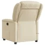Sillón de masaje reclinable de tela crema von , Sessel - Ref: Foro24-4015614, Preis: 219,36 €, Rabatt: %