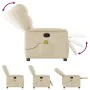 Sillón de masaje reclinable de tela crema von , Sessel - Ref: Foro24-4015614, Preis: 219,36 €, Rabatt: %