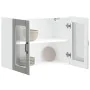 Armario pared cocina puerta de cristal Lucca gris hormigón de , Armarios de cocina - Ref: Foro24-853851, Precio: 90,59 €, Des...