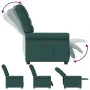Sillón reclinable de tela verde oscuro by , Armchairs - Ref: Foro24-4015642, Price: 191,30 €, Discount: %